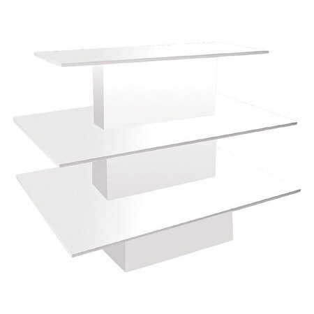 Specialty Store Services Floor Display, Wht, 42" H, 60" W 3435W