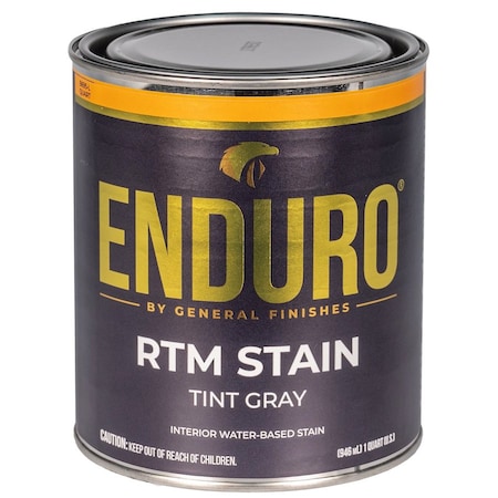 Dap 1 Qt QTG Tint Gray Enduro RTM Water-Based Wood Stain 18718
