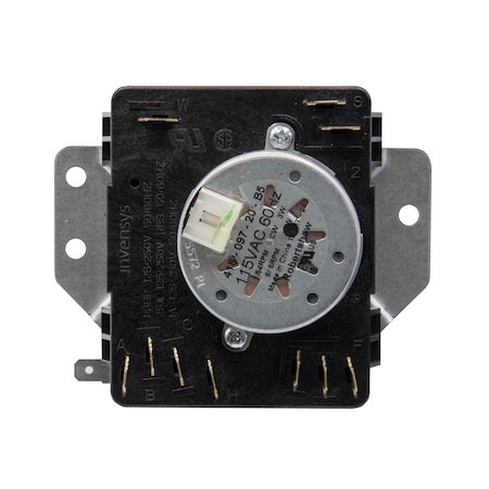 Robertshaw Dryer Timer, Black, Polycarbonate CDT-704