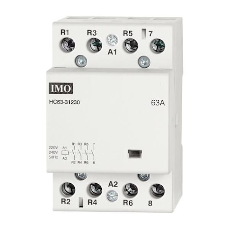 Imo Automation Modular Heating Contactor 63A 63A, 4 Pole, 3NO+1NC HC63-31230