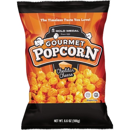 Gold Medal Gourmet 6.6 Oz. Cheddar Cheese Popcorn 3736