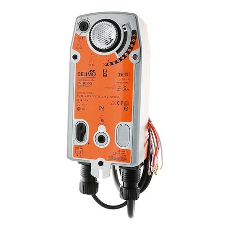 Belimo 24-240v, S/R, 90lb, w/2 SPDTswtch NFBUP-S
