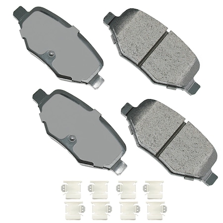 Akebono Proact Disk Pad, Act1377B ACT1377B