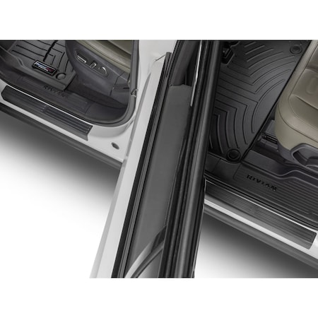 Weathertech Black SillProtector, 2022 - 2024 Rivian R1S ST038K1