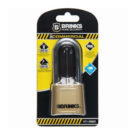 Hampton Prod Intl 50mm Solid BRS Padlock 671-49002