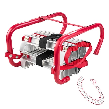 Vevor Fire Escape Ladder 3-Story 25FT Retractable Emergency Safety Fire Ladder YD5-1-7.5A