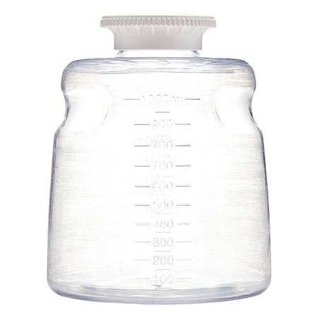 Zoro Select Plastic Lab Media Btl, PS, 150.3mm H, PK24 1173-RLS