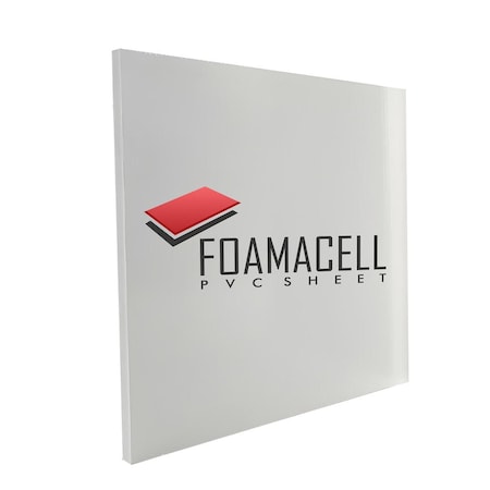 Foamacell 24''X48'', 1/4'' Thick, White Foam PVC Sheet. Sizes Nominal Cut +/-1/8'' 6FWHTEPF2448