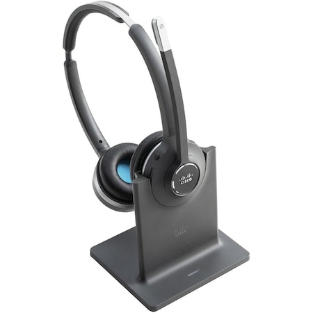 Cisco Cisco 562 Headset - Stereo - Wireless - Bluetooth - Over-the-head - Binaural - Supra-aural CPHSWL562MUS=