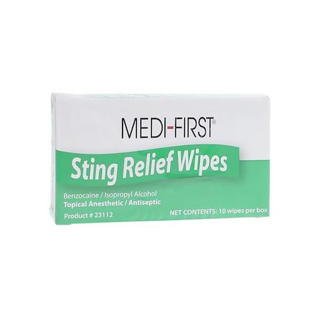 Medi-First Insect Sting Relief Pads 3oz, 10PK 1519713