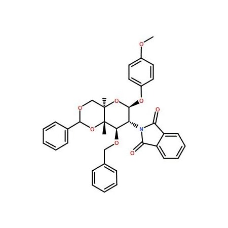 Ak Scientific 4-Methoxyphenyl 3-O-benzyl-4, 6-O-benzylidene-2-deoxy-2-phthalimido-beta-D-glucopyranoside (250mg), 8168AJ-250mg
