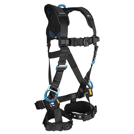 Falltech Not Applicable Full Body Harness, XL, 310 lb, Quick-Connect Chest/ Tongue Leg Straps 81293DXL