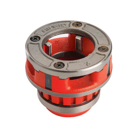 Ridgid Manual Threader Die Head, 2 In, Right Hand, Steel, NPT 37415