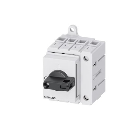 Siemens Load disconnector 3LD3 Iu 63 A Main switch 3-pole + N Rated operating 3LD3430-0TL11