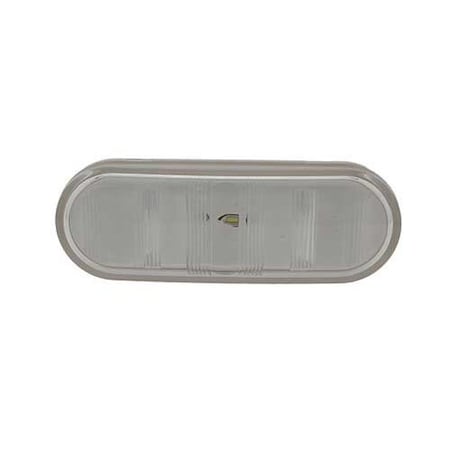 Grote Lighting SuperNova NexGen Oval LED Backup Lights, 6in Clear Lens, White, 62051