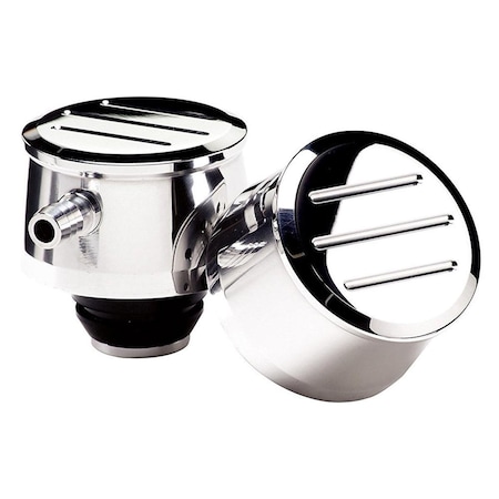 Billet Specialties 21820 Polished PCV Breather Ball Milled Cap BSP21820