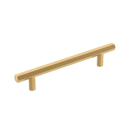 Amerock Caliber 5-1/16 in 128 mm Center-to-Center Champagne Bronze Cabinet Pull BP36874CZ