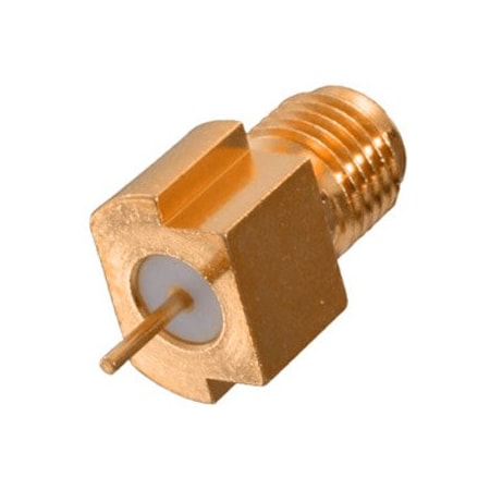 Johnson SMA Jack Surface Mount End Launch Round Contact 142-0721-881
