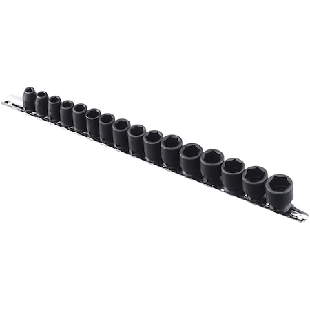 Genius Tools 16PC 3/8in Dr. Metric Impact Socket Set CM-316M