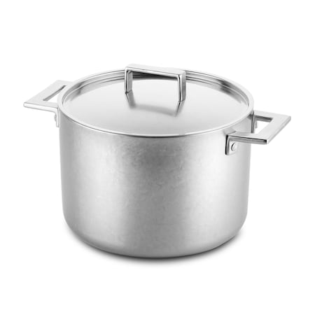 Mepra Attiva Pewter Deep Pot - 10"Dia 30280124