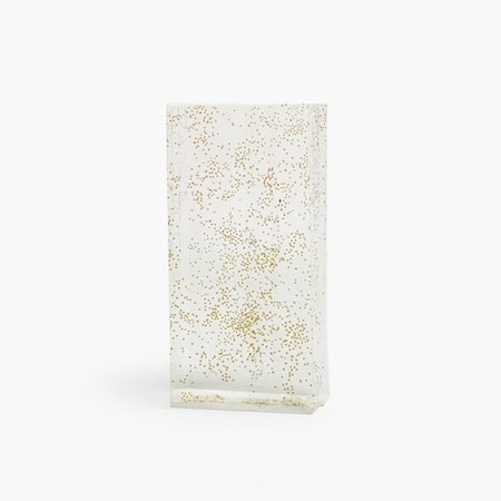 Nashville Wraps Gold Sprinkles Cello Bags, 3.5x2x7.75, 100PK C1BGSP