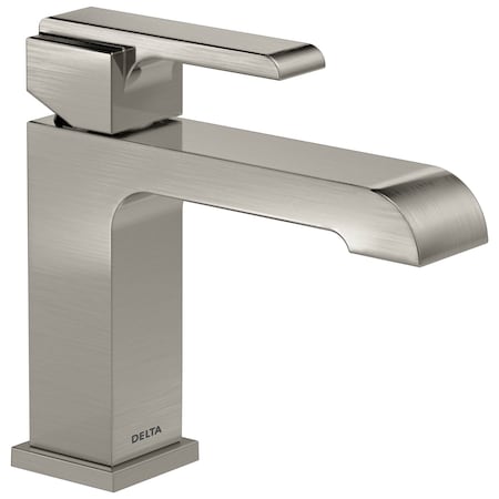 Delta 1 or 3-hole 4" installation Hole Single Hole Lavatory Faucet, Stainless 567LF-SSMPU