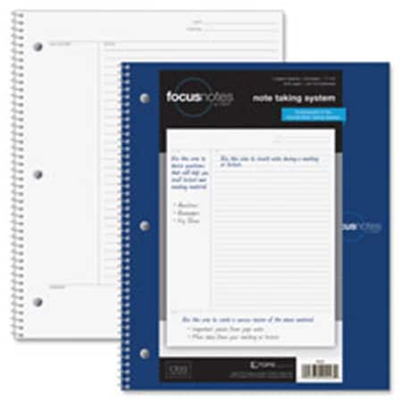 Tops NoteTaking System Notebk Wire 20 lb 11 in. x 9 in. 100Shts WE TOP90223