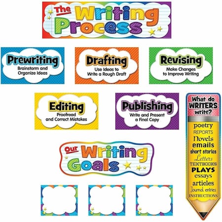 Teacher Created Resources The Writing Process Mini Bulletin Board Set TCR5183