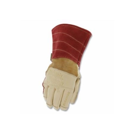 Mechanix Wear Torch, Flux Welding Gloves, Durahide, Top Grain Cow, Small, Brown/Tan/Rust, Gauntlet Cuff, FR 484-WS-FLX-008