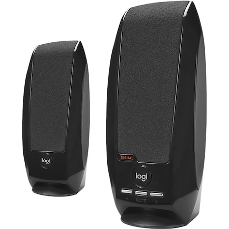 Logitech Logitech S-150 2.0 Speaker System - 1.20 W RMS - Black - 90 Hz to 20 kHz - USB - 1 Pack 980000028