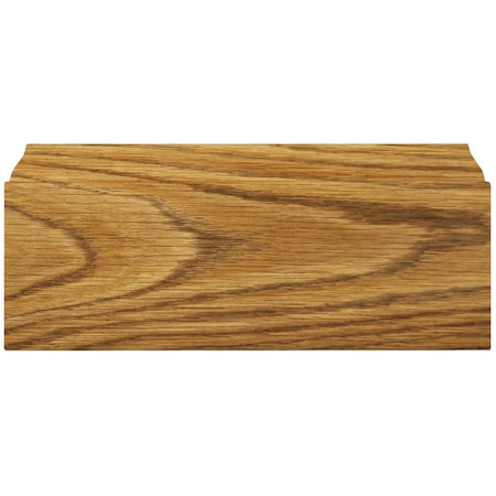 Inteplast Building Products 1/2'' W.x3-7/16'' H.x8 ' L. Ultra Oak Polystyrene Colonial Base Molding 46320800802