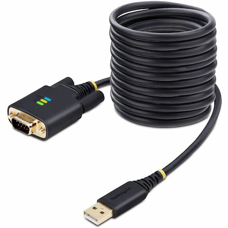 Startech.Com 10FT 3M USB TO SERIAL ADAPTER CABLE, COM RETENTION, INTERCHANGEABLE SCREWS/NUTS, USB-A TO DB9 1P10FFC-USB-SERIAL