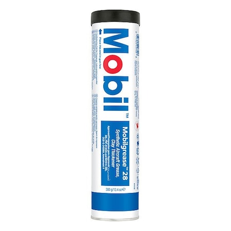 Mobil Multipurpose Grease, 13.4 oz, Cartridge, Red, 10 PK 121969