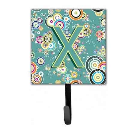 Carolines Treasures Letter x Circle Circle Teal Initial Alphabet Leash and Key Holder CJ2015-XSH4
