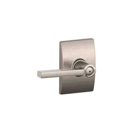Schlage Latitude Series Privacy Lever, Satin Nickel F40VLAT619CEN