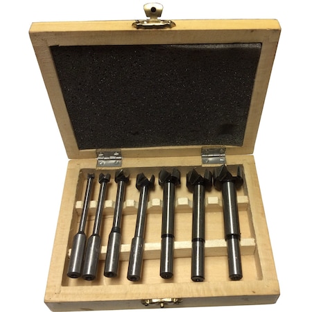 Drill America 7 Piece Forstner Drill Bit Set DMS70-2007