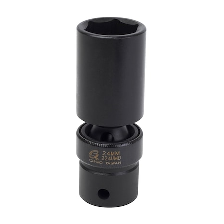 Sunex 1/2 in Drive 24Mm Deep Universal Impact Socket 224UMD
