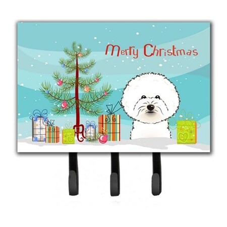Carolines Treasures Christmas Tree and Bichon Frise Leash or Key Holder BB1589TH68