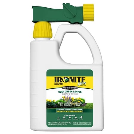 Pennington Ironite Slow-Release Nitrogen Lawn Fertilizer For All Grasses 5000 sq ft 100525937