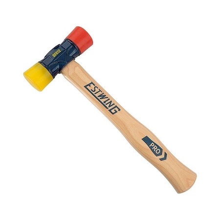 Estwing Mallet, 13 " L, Red; Yellow DFH12