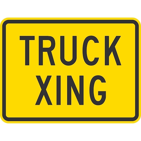 Lyle Truck Xing, 24x18, High Intensity Prismatic, Yellow G-12061-HI_24x18