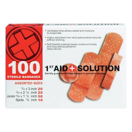 Jmk 06582 Aid Plus Bandages, 24PK 6115158