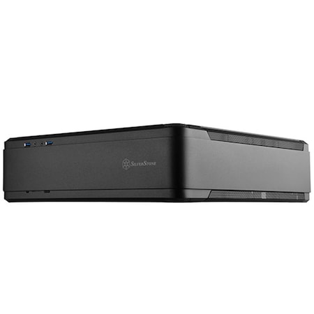 Abacus Aluminum Unibody ITX Small Form Factor Computer Case, Black AB3765643