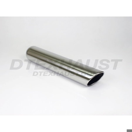 Different Trends 3.50IN ROLLED ANGLE TEXAS EXHAUST TIP 2.25IN ID / 3.50IN OD DT-243518RAC