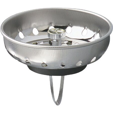 Keeney Mfg 3-3/8'' Stainless Steel Basket Strainer Stopper 1443-1SS
