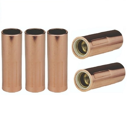 Star Tech Weld MIG Welding Nozzles 5/8in for Tweco Mini, #1 & Lincoln Magnum 100, 5PK 21-62