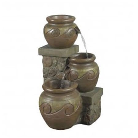 First Floor Designs Venice Multi Pot Outdoor-Indoor Fountain FI899703