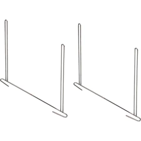 Buyers Products Anti-Sail Bracket, Steel, Silver, 2 PK B2436ASBC