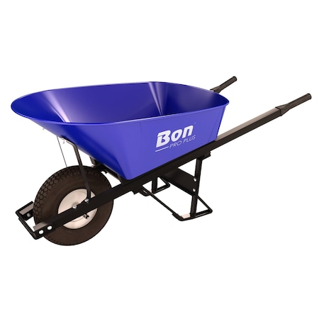 Bon Tool BARROW - STEEL 6 CU FT TRAY -WIDE TIRE STEEL HANDLE 28-920