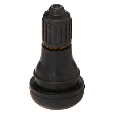 West Coast Wheel Accessories TR-412 Short Chrome Valve Wheel Valve Stem, Black WCW-W9902SP